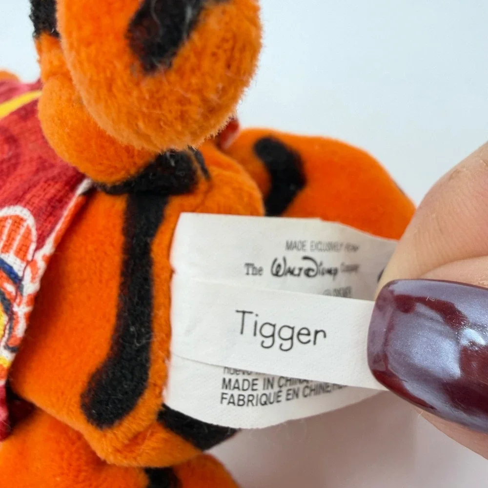 Rare Vtg 1987 Exclusive Disney Parks Tokyo Japan Kimono Tigger Bean Bag Plush 8